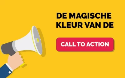 De magische kleur van de call to action knop